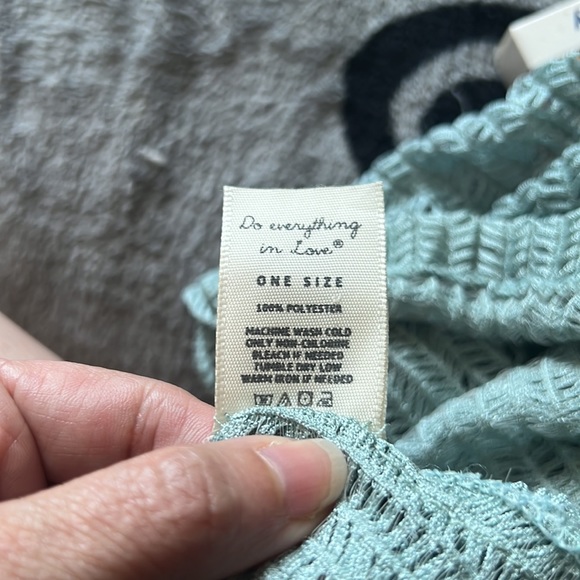 Do EverythingIn Love One Size Mint Green Top - Picture 4 of 5